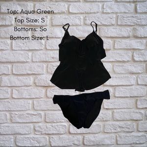 Aqua Green Swimsuit Top with So Bottoms
